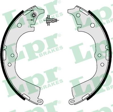 LPR 07225 - Brake Shoe Set www.autospares.lv