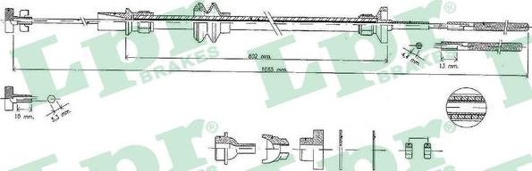 LPR C0452C - Trose, Sajūga pievads autospares.lv