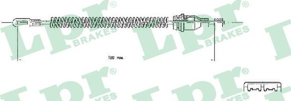 LPR C0543B - Trose, Stāvbremžu sistēma www.autospares.lv