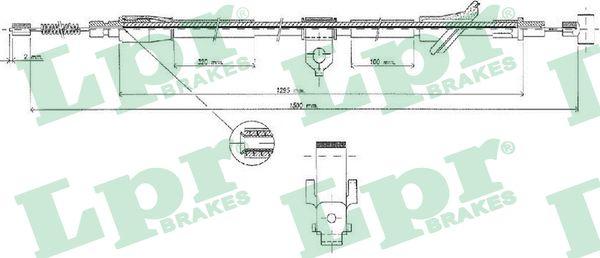 LPR C0529B - Trose, Stāvbremžu sistēma www.autospares.lv