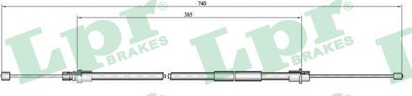 LPR C0649B - Trose, Stāvbremžu sistēma www.autospares.lv