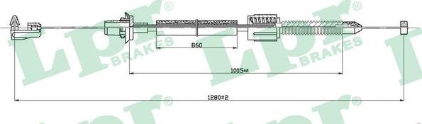 LPR C0093A - Akseleratora trose www.autospares.lv