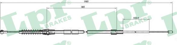 LPR C0064B - Trose, Stāvbremžu sistēma www.autospares.lv