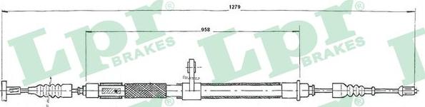 LPR C0020B - Trose, Stāvbremžu sistēma www.autospares.lv