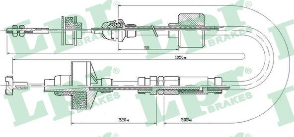 LPR C0309C - Trose, Sajūga pievads www.autospares.lv