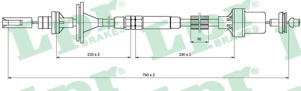 LPR C0213C - Trose, Sajūga pievads www.autospares.lv