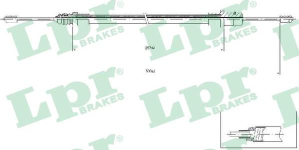 LPR C0212B - Trose, Stāvbremžu sistēma www.autospares.lv