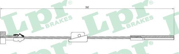 LPR C0231B - Trose, Stāvbremžu sistēma www.autospares.lv