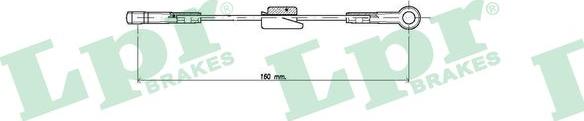 LPR C0221B - Trose, Stāvbremžu sistēma www.autospares.lv