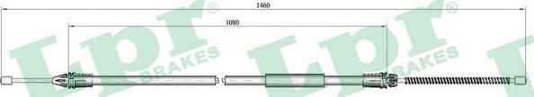 LPR C0709B - Trose, Stāvbremžu sistēma www.autospares.lv