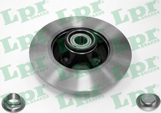 LPR C1015PCA - Brake Disc www.autospares.lv