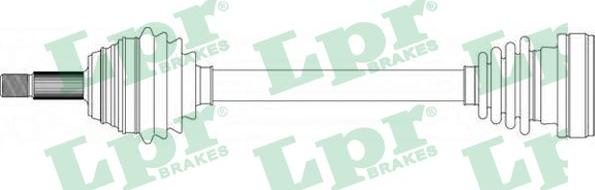 LPR DS51063 - Piedziņas vārpsta www.autospares.lv