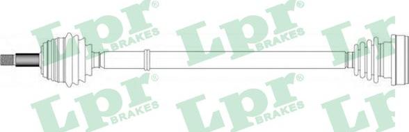 LPR DS51006 - Drive Shaft www.autospares.lv