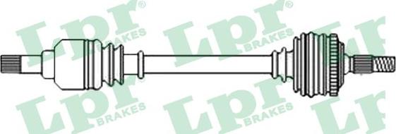 LPR DS52050 - Piedziņas vārpsta autospares.lv