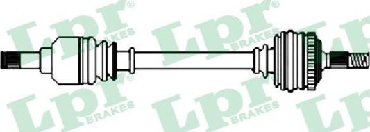 LPR DS16144 - Piedziņas vārpsta www.autospares.lv