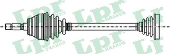 LPR DS13049 - Piedziņas vārpsta www.autospares.lv