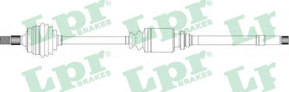 LPR DS38026 - Piedziņas vārpsta autospares.lv