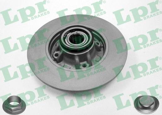 LPR P1011PRCA - Brake Disc www.autospares.lv