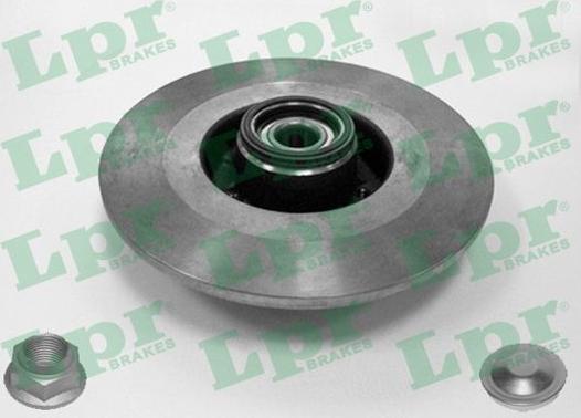 LPR R1019PCA - Brake Disc www.autospares.lv