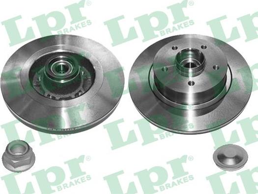 LPR R1038PCA - Bremžu diski www.autospares.lv