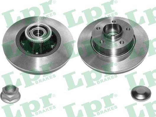 LPR R1020PCA - Brake Disc www.autospares.lv