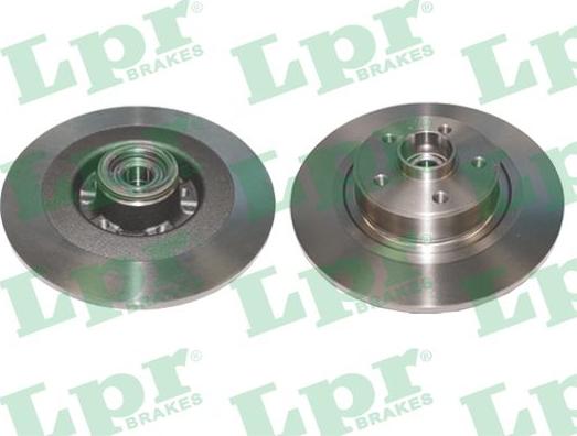 LPR R1022PCA - Brake Disc www.autospares.lv