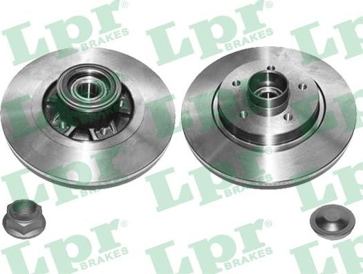 LPR R1070PCA - Bremžu diski www.autospares.lv