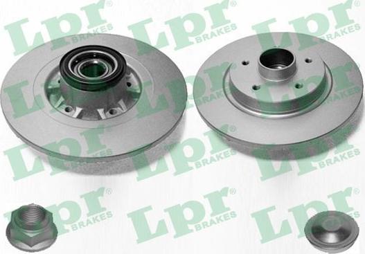 LPR R1070PRCA - Bremžu diski www.autospares.lv