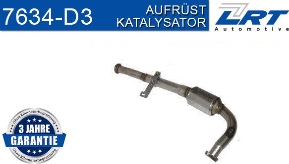 LRT 7634-D3 - Katalizators www.autospares.lv