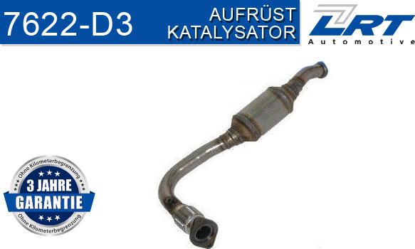 LRT 7622-D3 - Katalizators www.autospares.lv