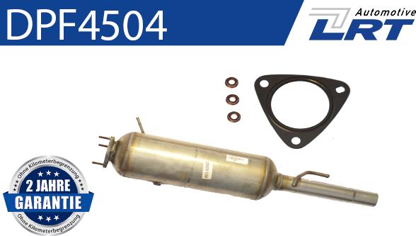 LRT DPF4504 - Сажевый / частичный фильтр, система выхлопа ОГ www.autospares.lv