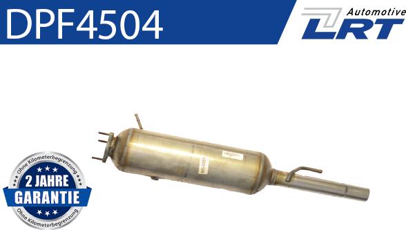 LRT DPF4504 - Сажевый / частичный фильтр, система выхлопа ОГ www.autospares.lv