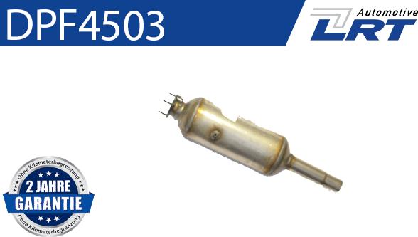 LRT DPF4503 - Nosēdumu / Daļiņu filtrs, Izplūdes gāzu sistēma autospares.lv