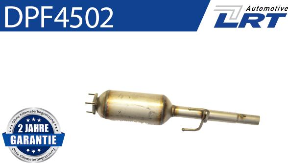 LRT DPF4502 - Nosēdumu / Daļiņu filtrs, Izplūdes gāzu sistēma www.autospares.lv