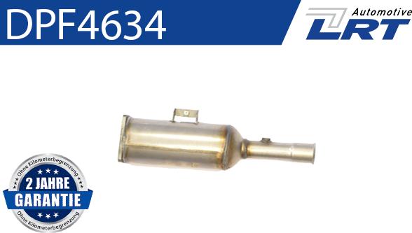 LRT DPF4634 - Nosēdumu / Daļiņu filtrs, Izplūdes gāzu sistēma www.autospares.lv