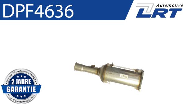 LRT DPF4636 - Nosēdumu / Daļiņu filtrs, Izplūdes gāzu sistēma autospares.lv