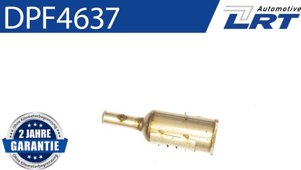 LRT DPF4637 - Nosēdumu / Daļiņu filtrs, Izplūdes gāzu sistēma autospares.lv