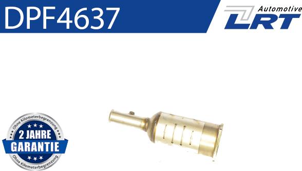 LRT DPF4637 - Nosēdumu / Daļiņu filtrs, Izplūdes gāzu sistēma autospares.lv