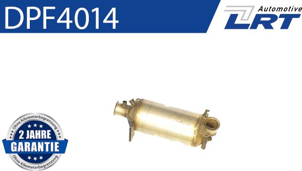 LRT DPF4014 - Сажевый / частичный фильтр, система выхлопа ОГ www.autospares.lv