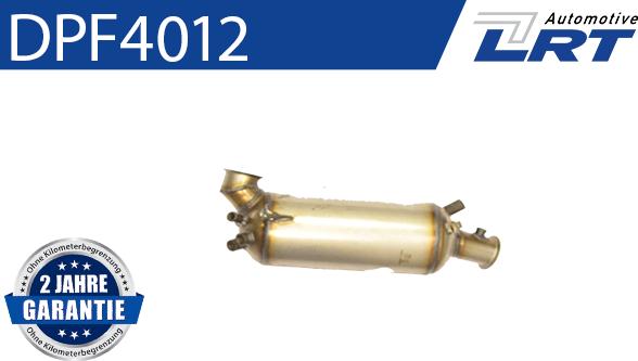 LRT DPF4012 - Nosēdumu / Daļiņu filtrs, Izplūdes gāzu sistēma www.autospares.lv