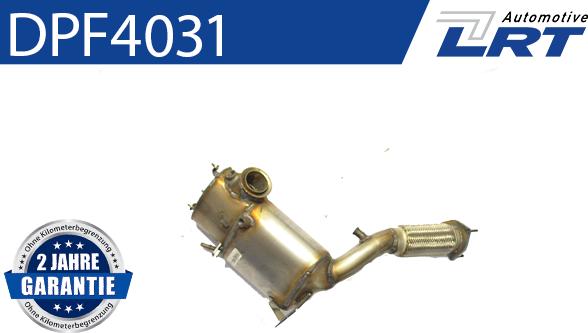 LRT DPF4031 - Nosēdumu / Daļiņu filtrs, Izplūdes gāzu sistēma autospares.lv