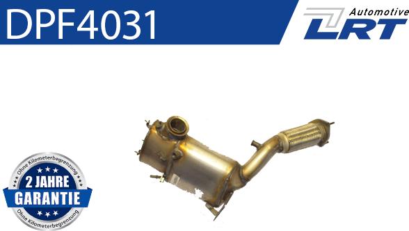 LRT DPF4031 - Nosēdumu / Daļiņu filtrs, Izplūdes gāzu sistēma autospares.lv