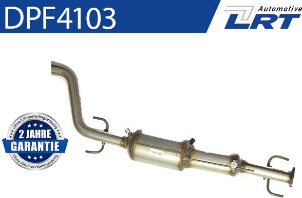 LRT DPF4103 - Nosēdumu / Daļiņu filtrs, Izplūdes gāzu sistēma autospares.lv