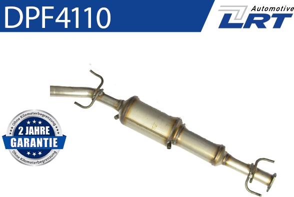 LRT DPF4110 - Сажевый / частичный фильтр, система выхлопа ОГ www.autospares.lv