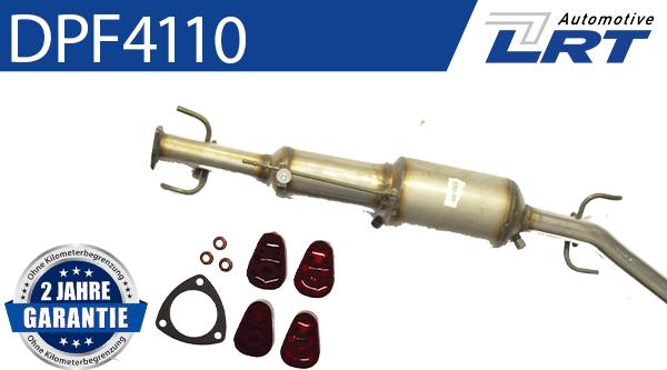 LRT DPF4110 - Сажевый / частичный фильтр, система выхлопа ОГ www.autospares.lv