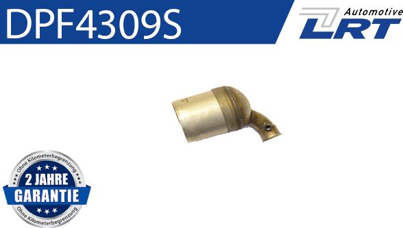 LRT DPF4309S - Nosēdumu / Daļiņu filtrs, Izplūdes gāzu sistēma autospares.lv