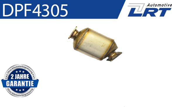 LRT DPF4305 - Nosēdumu / Daļiņu filtrs, Izplūdes gāzu sistēma www.autospares.lv