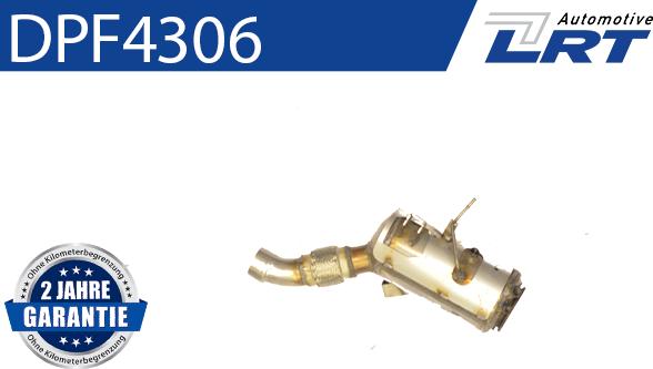 LRT DPF4306 - Nosēdumu / Daļiņu filtrs, Izplūdes gāzu sistēma www.autospares.lv