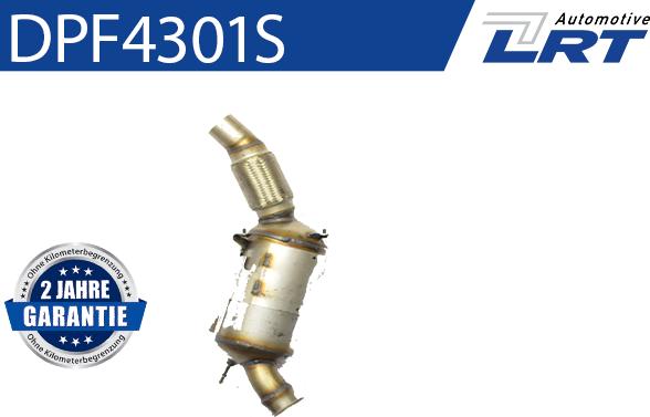 LRT DPF4301S - Nosēdumu / Daļiņu filtrs, Izplūdes gāzu sistēma autospares.lv