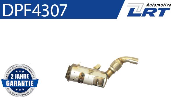 LRT DPF4307 - Сажевый / частичный фильтр, система выхлопа ОГ www.autospares.lv